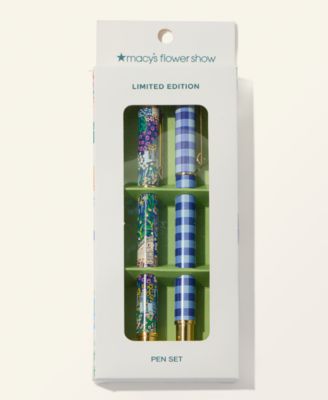 Flower Show 2-Pc. Blue Pen Set