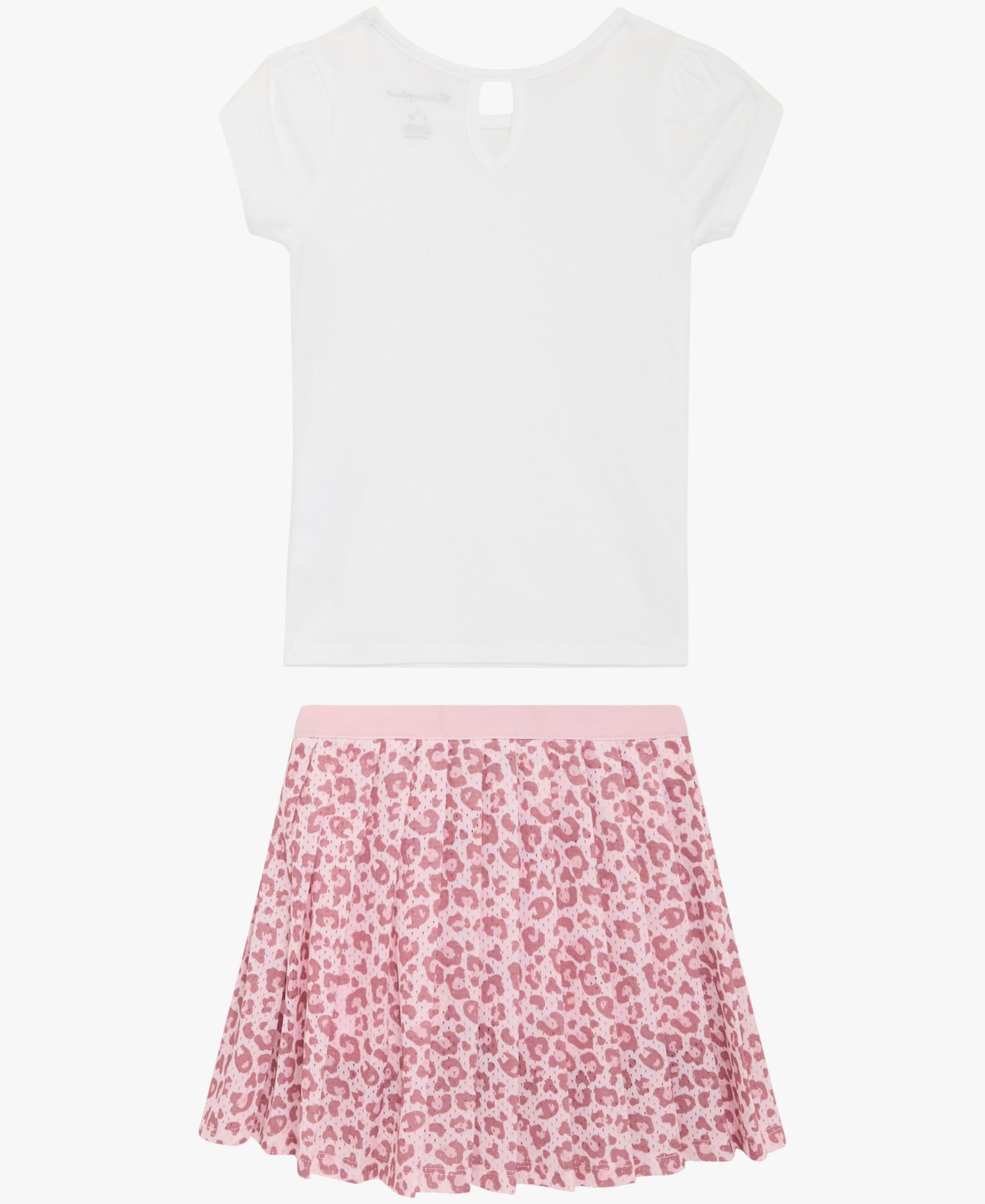 Girls' 4-6X Short-Sleeve T-Shirt and Skort, 2-Piece Set