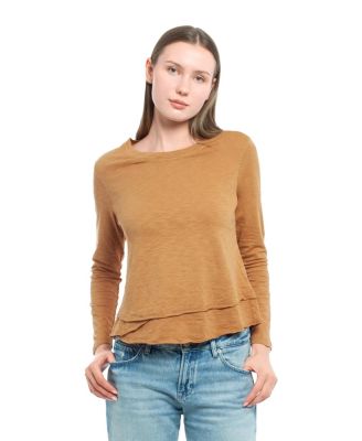 Women's Long Sleeve Mock Layer Tee