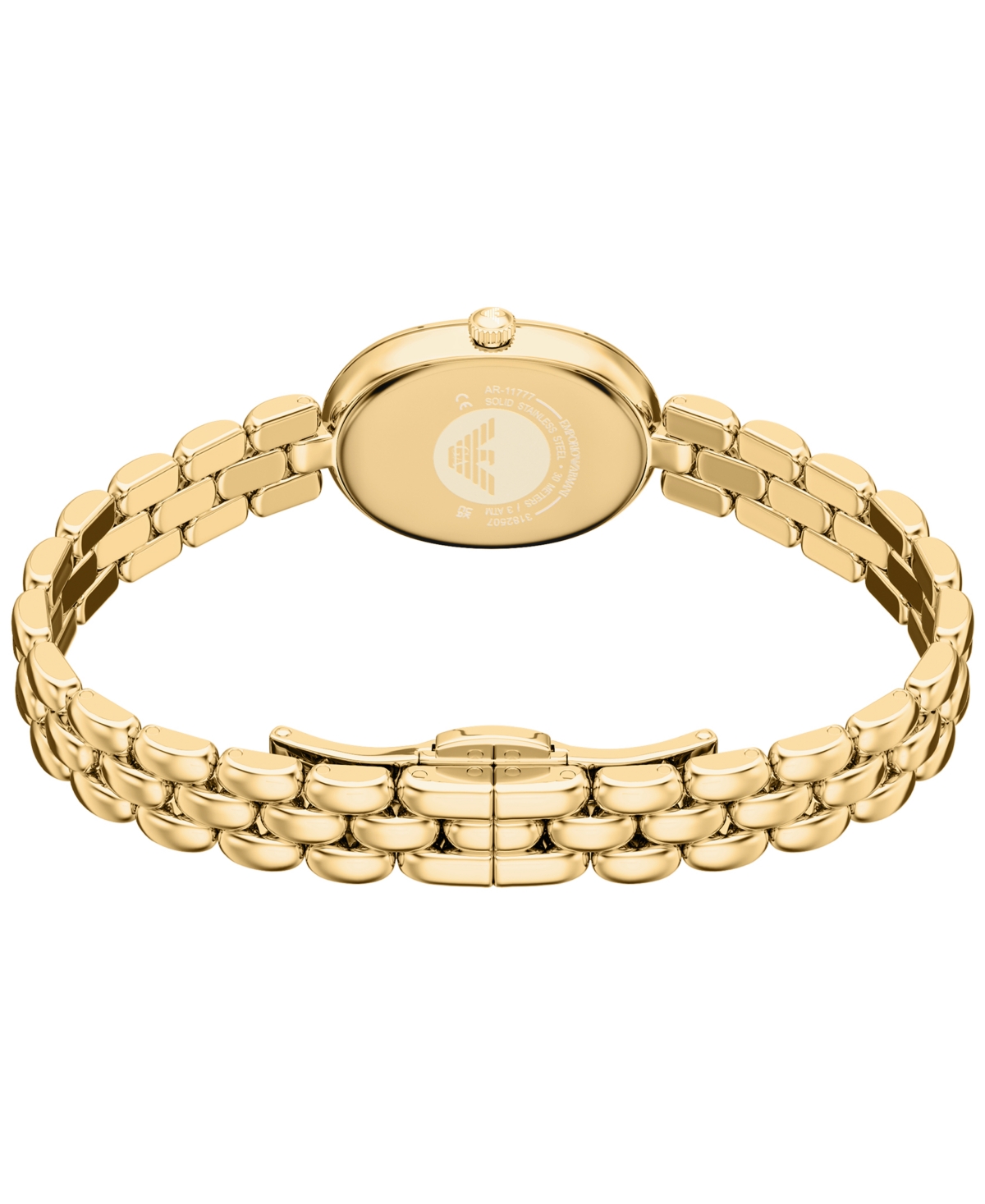 Emporio Armani Women's Quartz Two-Hand Gold Stainless Steel Watch, 28mm