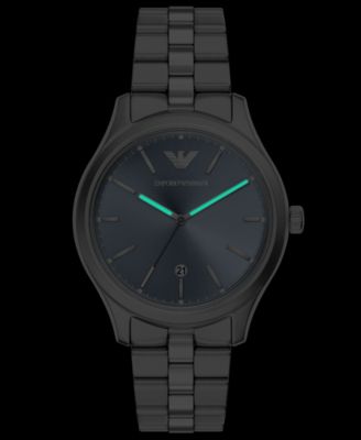 Men's Quartz Three-Hand Silver Stainless Steel Watch, 41mm