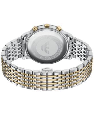 Men's Quartz Chronograph Two-Tone Stainless Steel Watch, 42mm