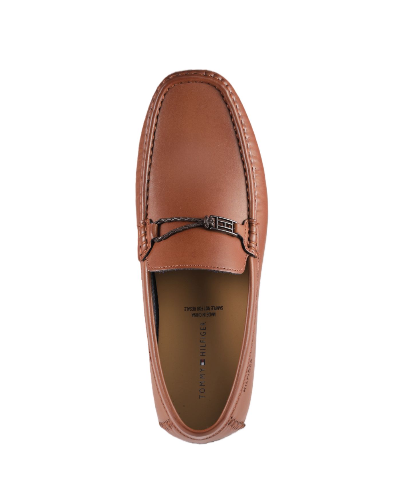 Мужские туфли Tommy Hilfiger Delshler Slip-On Driving, цвет: Коньячный — фото 4