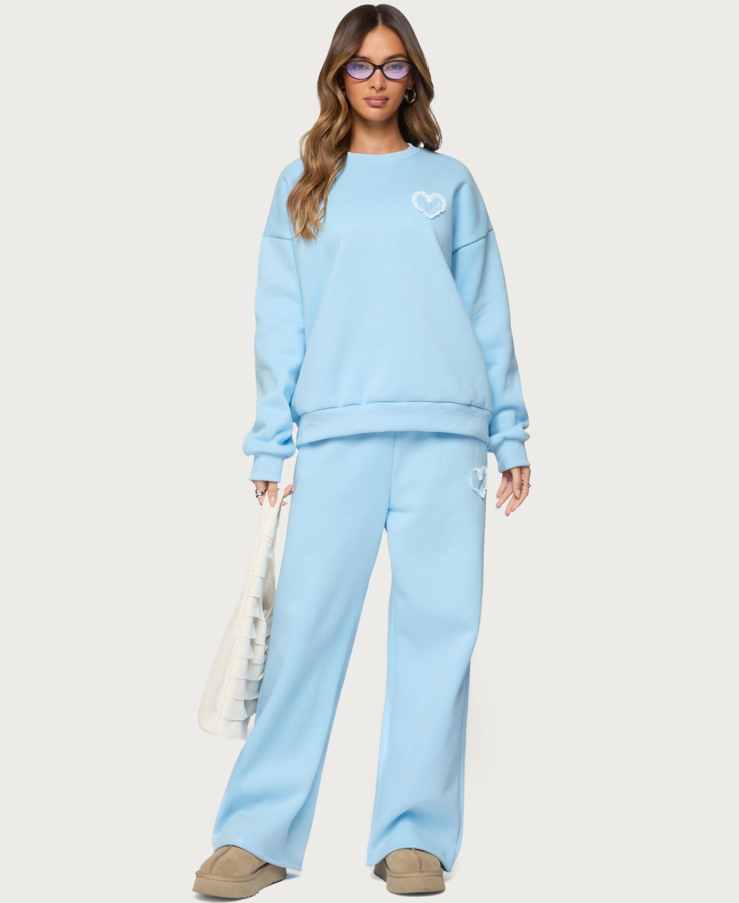 Women's Love Wide Leg Sweatpants