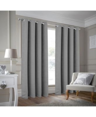 100% Polyester 190 GSM Justice Reversible Blackout Grommet Curtain Panel 54" x 90"