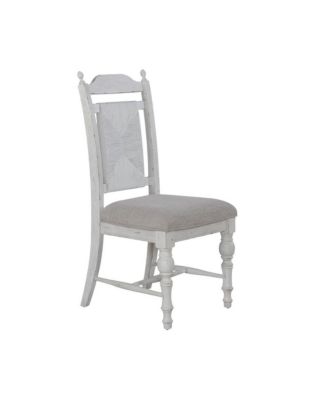 Liberty Furniture  River Place Panel Back Side Chair in Pine Solids & Veneers