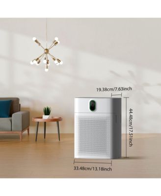HEPA Air Purifier for Home Large Room up to 1076 Sq Ft with PM 2.5 Display Air Quality Sensor,  White