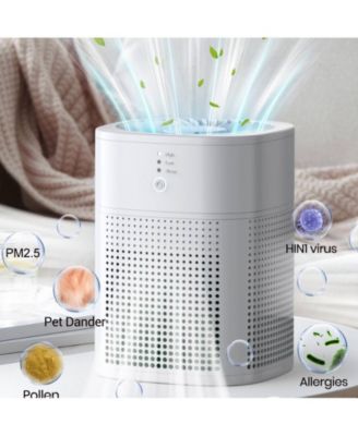 HEPA Air Purifier with Essential Oil Diffuser for Home Bedroom, Up to 108 Sqft