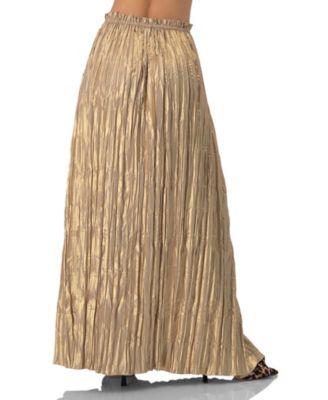 Women's Pleated Maxi Skirt