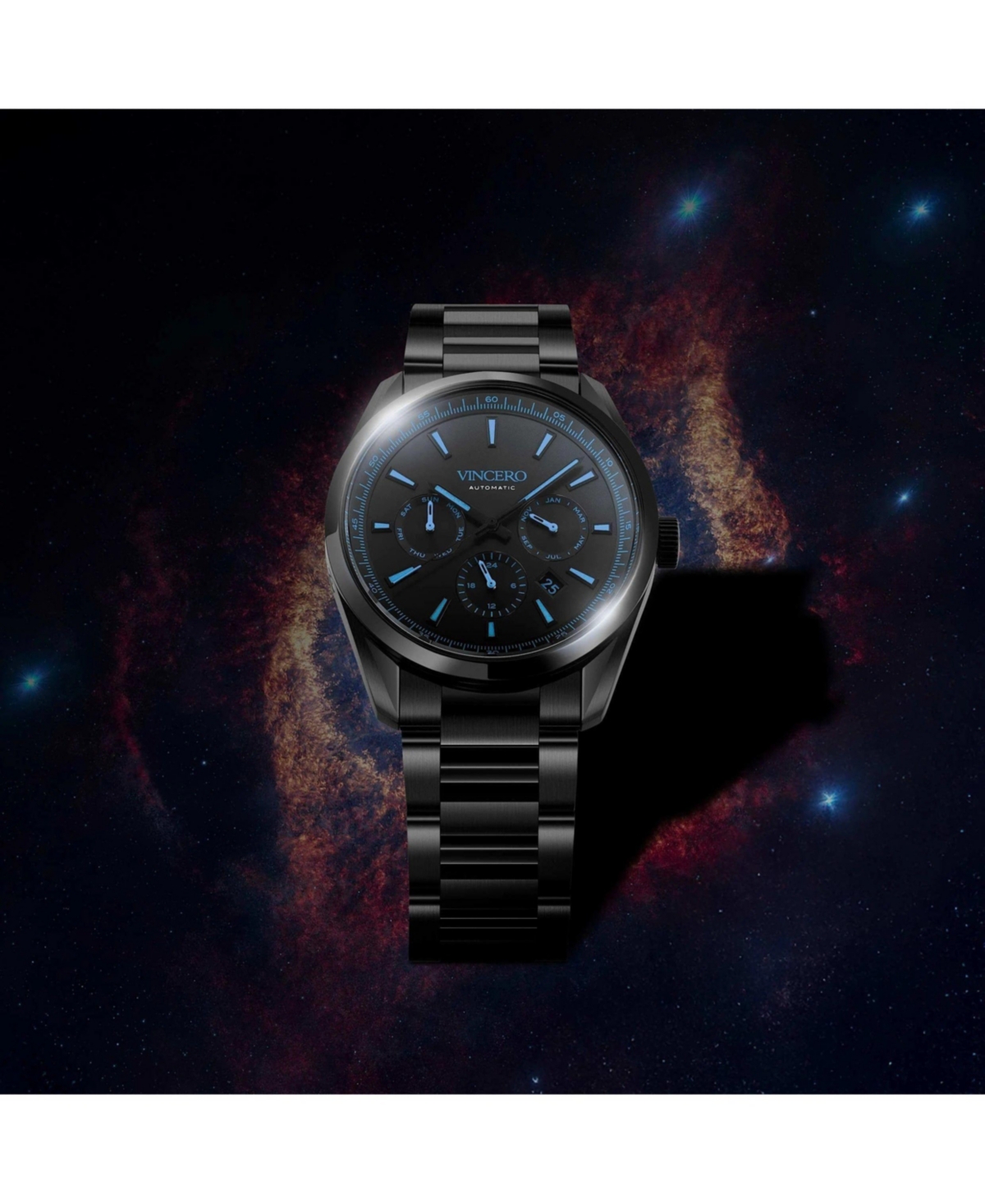 Vincero Men's Reserve Automatic Watch – Sapphire Nebula