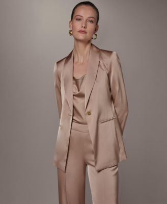 Petite Lapel Neck Jacket