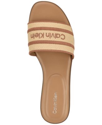 Women's Kendell Logo Band Flat Slip-On Sandals