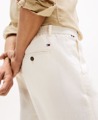 Men's Denton Sorona Linen Straight-Fit Pants