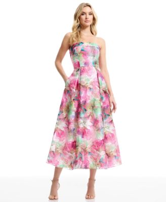 Women's Mika Strapless Floral Dress