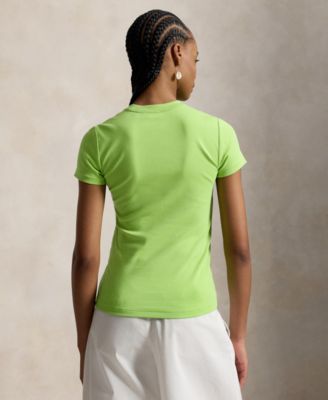 Women's Slim Fit Crewneck Short-Sleeve T-Shirt