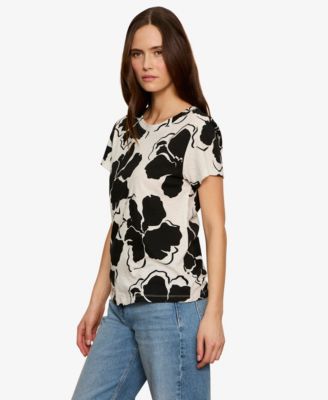 Petite Crewneck Short-Sleeve T-Shirt