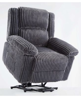 Power Lift Recliner Chair - Heat and Massage, Electric Lift Plush Recliner with Soft Padded Seat, Back Support & Armrests