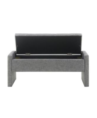 Modern Upholstered Storage Bed End Bench