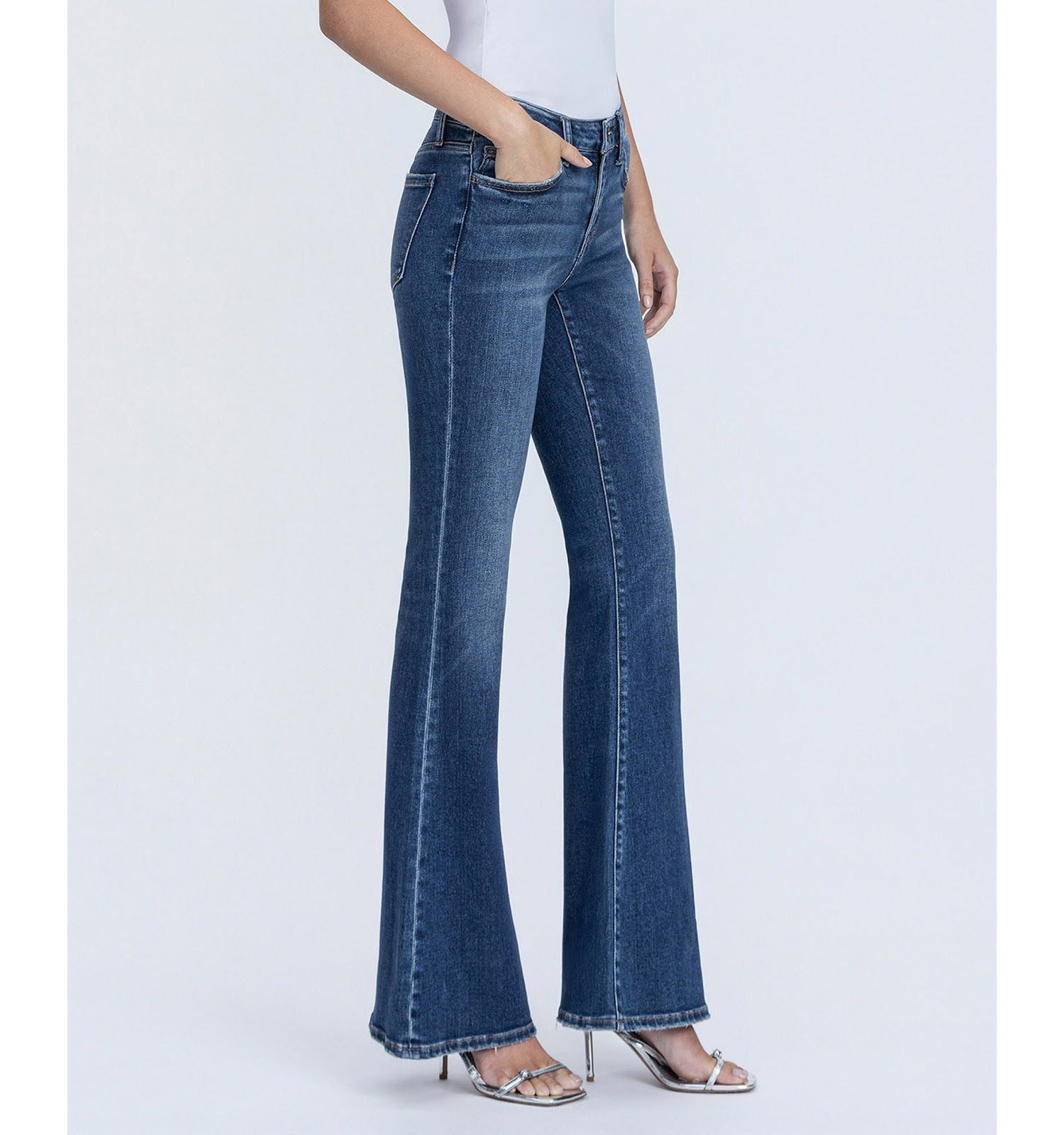 Women's Low Rise Easy Flare Jeans