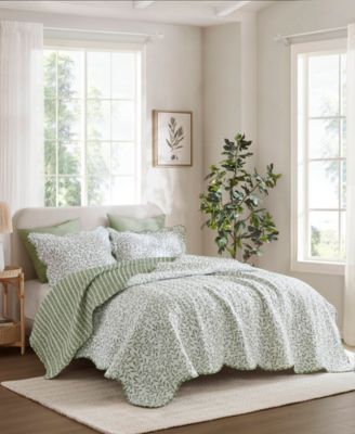 Darcy Print 3-Pc. Quilt Set, King