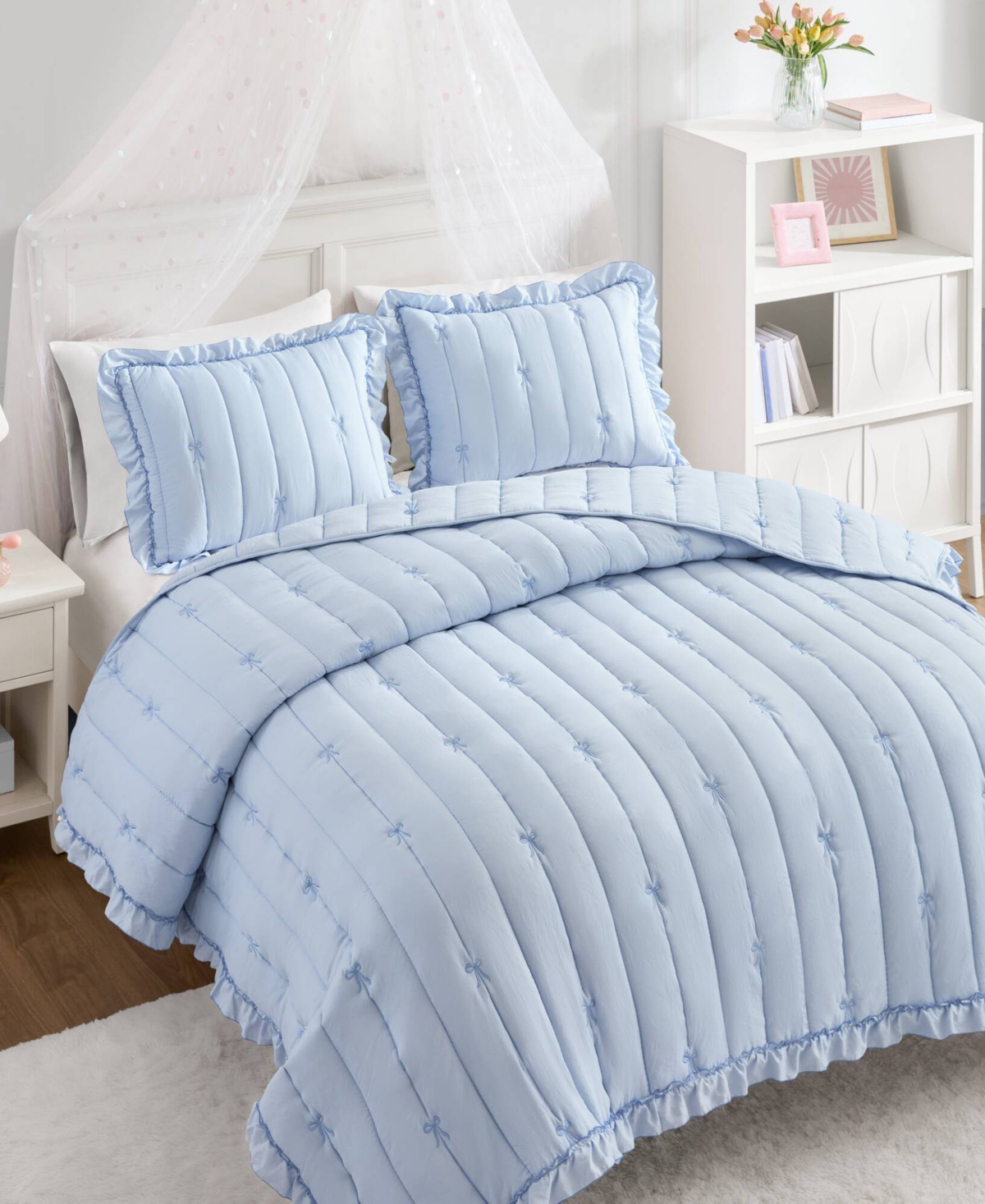 Intelligent Design Liv Microfiber Down Alternative 3-Pc. Quilt Set, Full/Queen