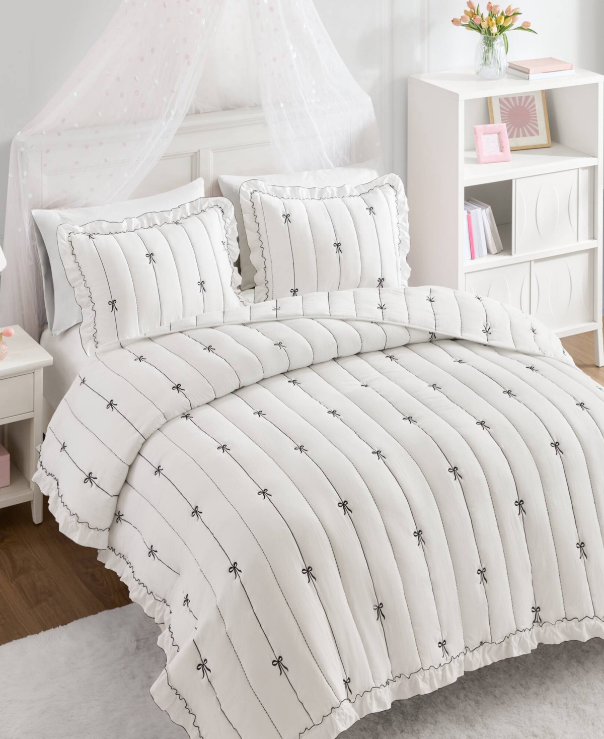 Intelligent Design Liv Microfiber Down Alternative 3-Pc. Quilt Set, Full/Queen