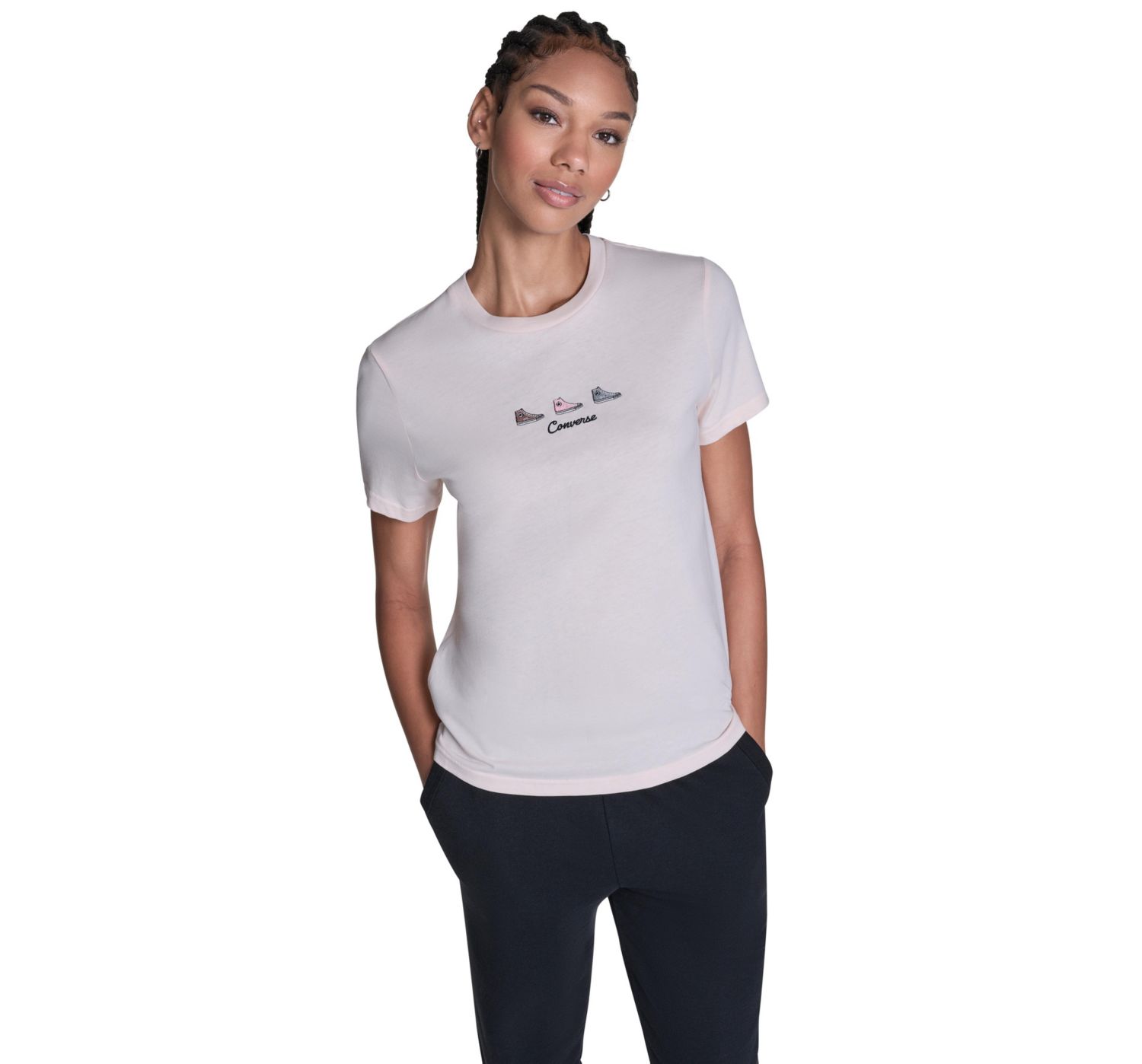 Women's Trio Embroidered T-Shirt