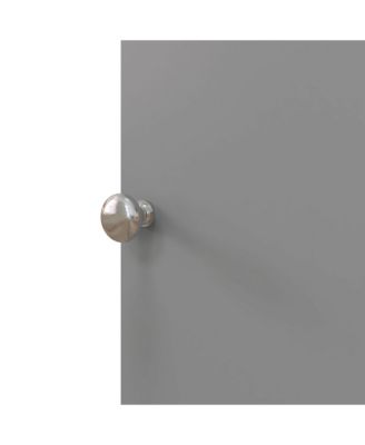 Bathroom Toilet Paper Cabinet with Doors and Shelves,