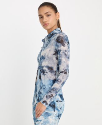 Women's Button-Up Top, Regular & Plus Size