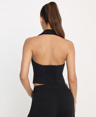 Women's Halter Neck Vest, Regular & Plus Size