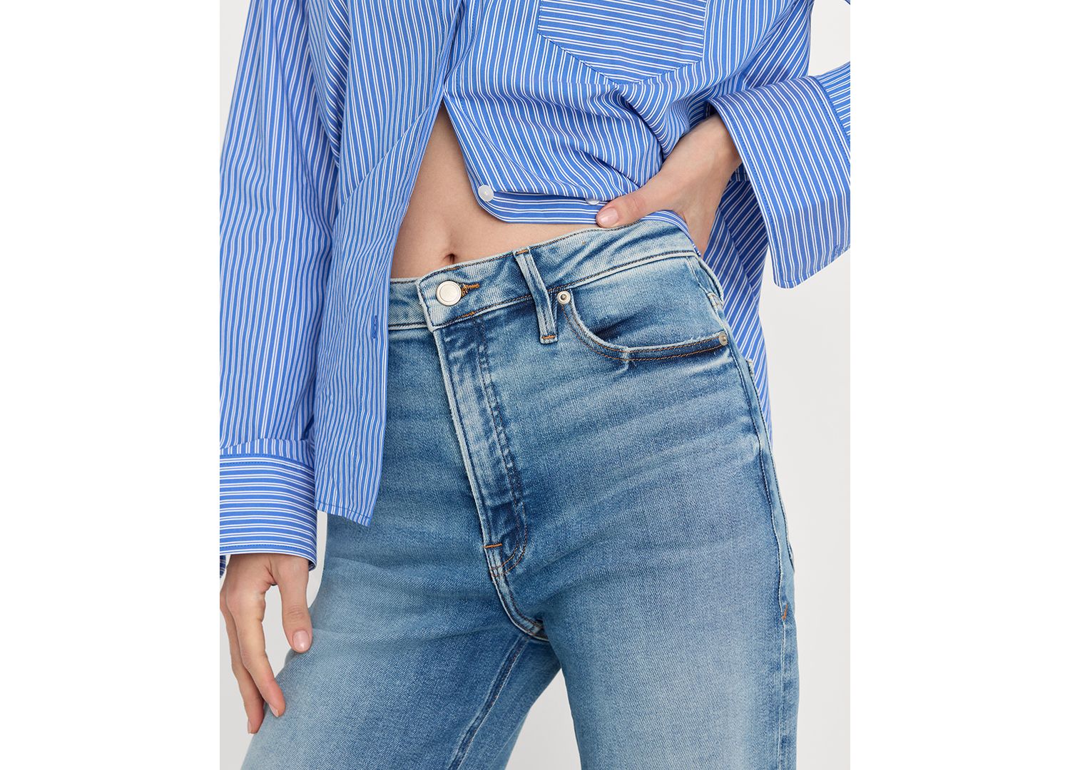 Women's Straight High-Rise-Jeans