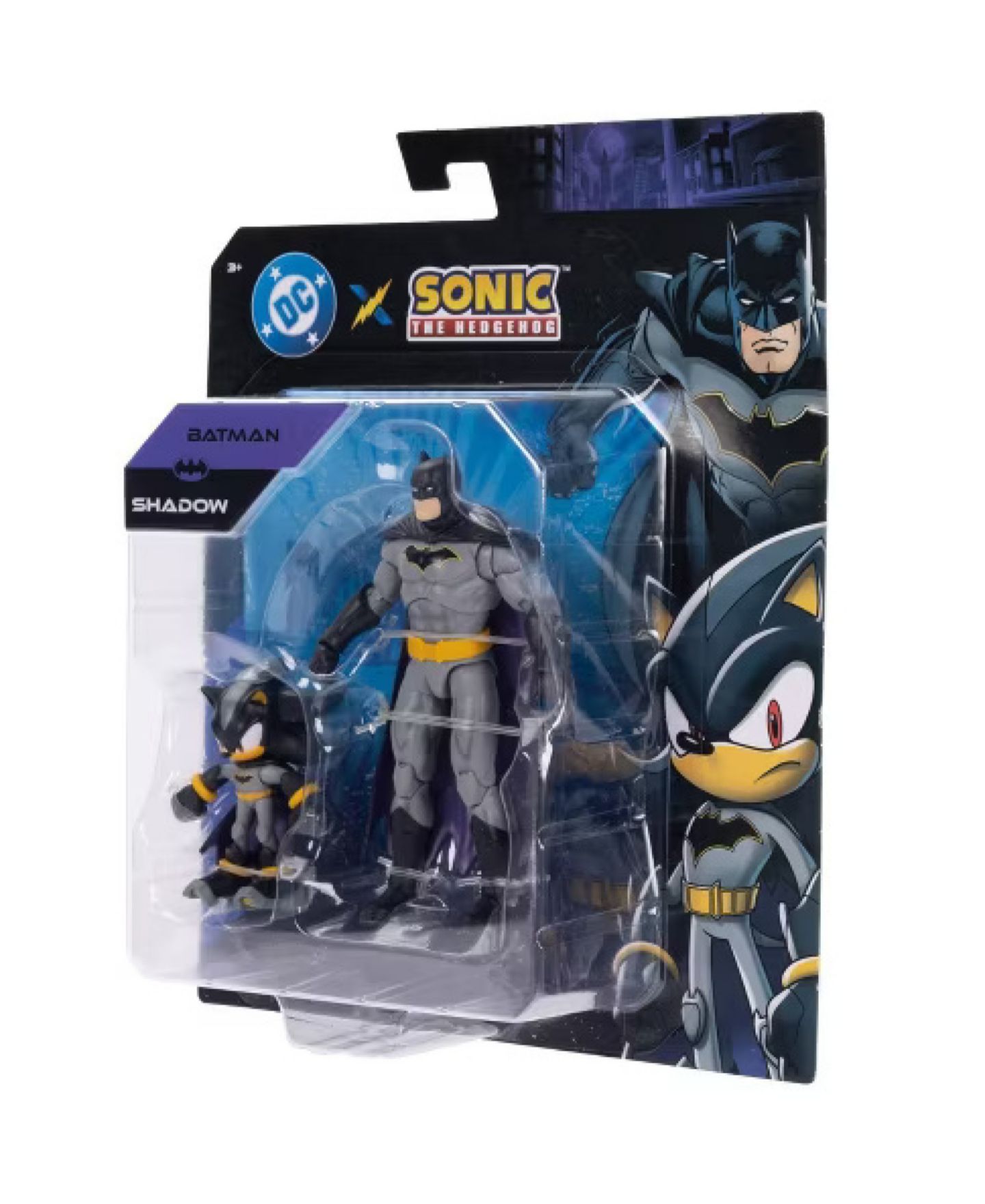 Детские фигурки Sonic Shadow as Batman and Batman Action Figures, 2-Piece Set, Ages 3+ — фото 3