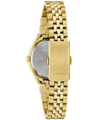Women's Classic Dress Gold-Tone Stainless Steel Bracelet Watch, 28mm