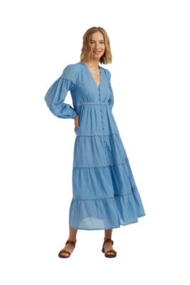 Women's Chinit & Parker Cotton Scallop Dress