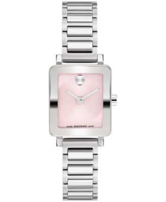 Women's Bold Evolution 2.0 Mini Tank Swiss Quartz Stainless Steel Watch, 20x23mm
