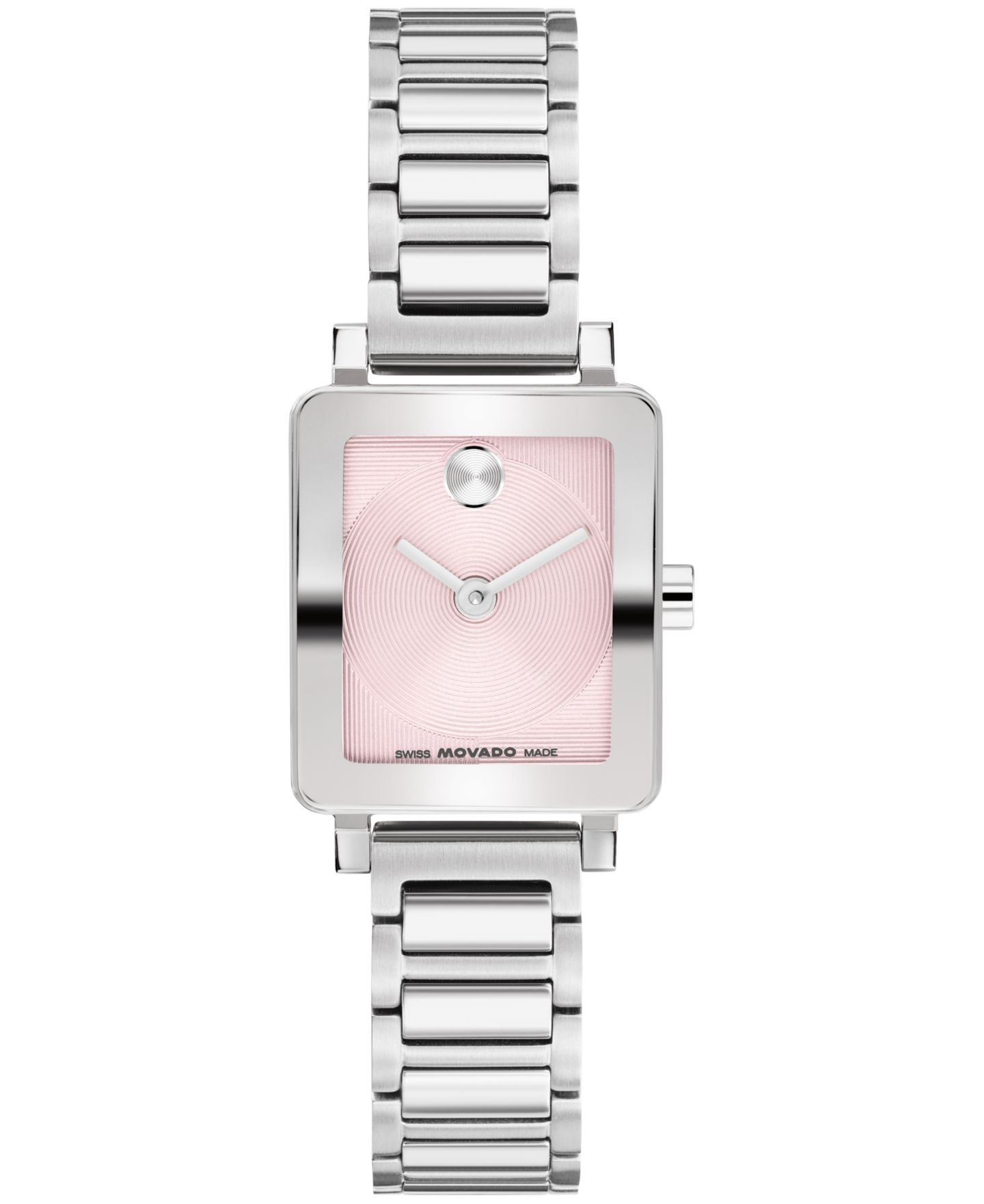 Женские швейцарские кварцевые часы Movado Bold Evolution 2.0 Mini Tank, сталь, 20x23 мм — фото 1