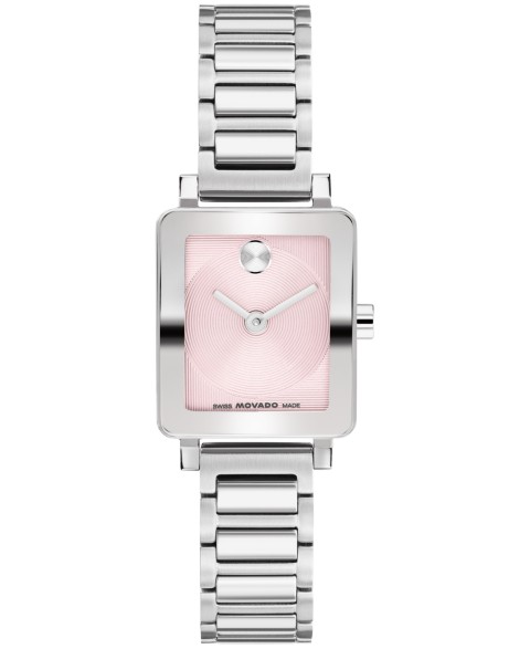 Movado Women's Bold Evolution 2.0 Mini Tank Swiss Quartz Stainless Steel Watch, 20x23mm