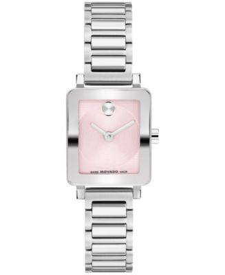 Movado Women's Bold Evolution 2.0 Mini Tank Swiss Quartz Stainless