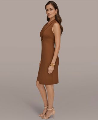 Women's V-Neck Wrap Sheath Dress