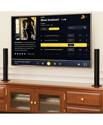 Detachable Bluetooth 5.3 Soundbar with Hi-Fi Audio & Powerful Bass for Home Theater Upgrade