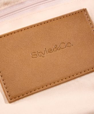 Ombr&eacute; Striped Straw Clutch Bag