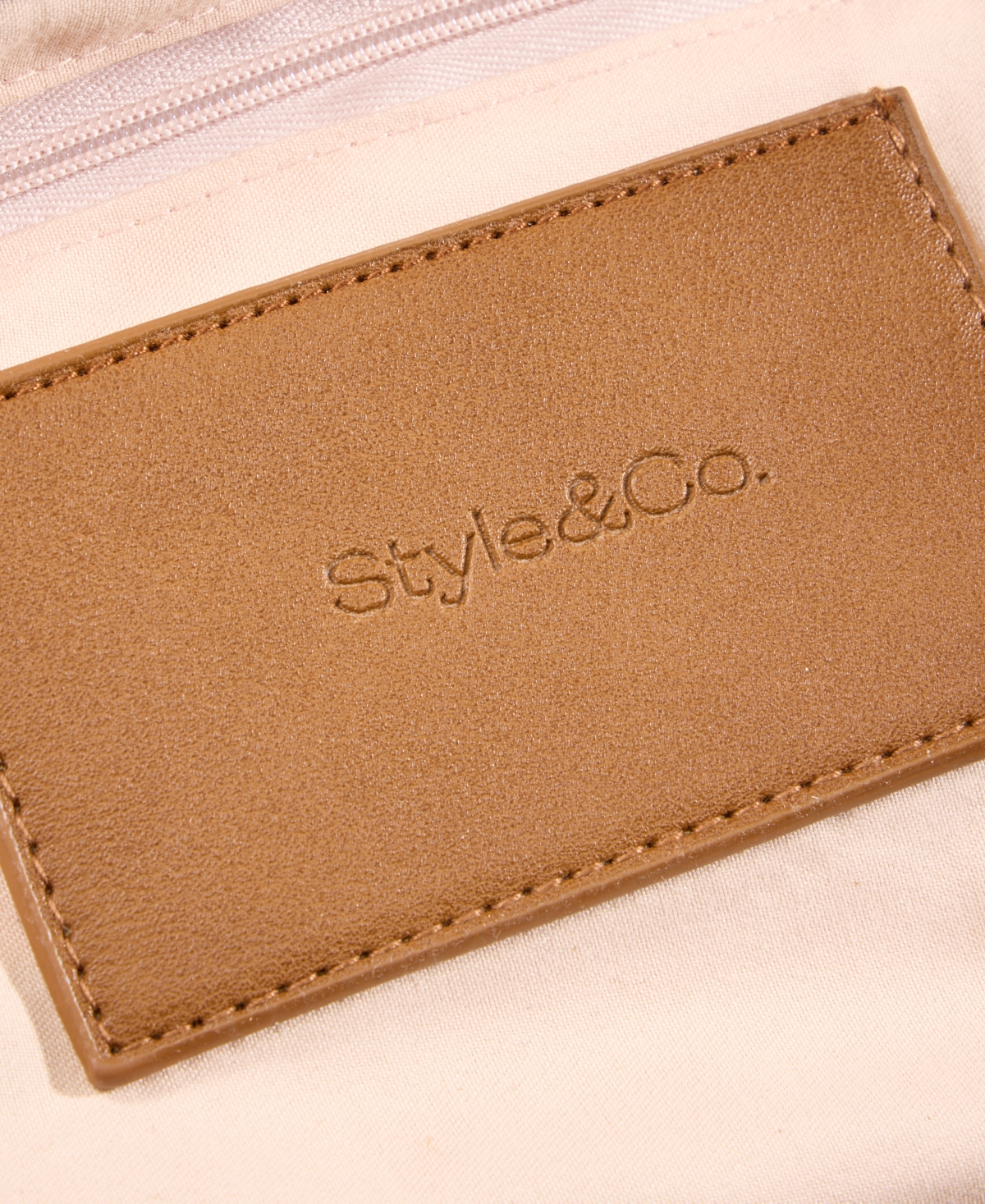 Style & Co Medium Zippered Shoulder Bag, Exclusively at Macy's