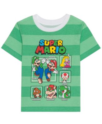 Boys' Toddler 2T-5T Super Mario & Friends T-Shirt & Shorts, 2-Piece Set