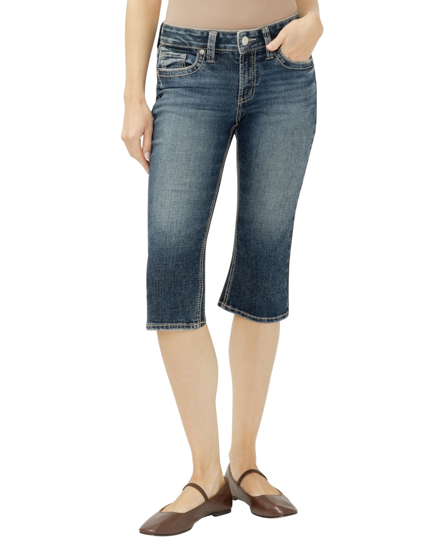 Women's Suki Mid-Rise Capri Jeans
