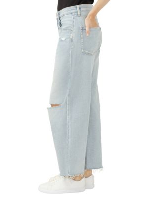 Women's Be Easy High-Rise Wide Leg Cropped Jeans