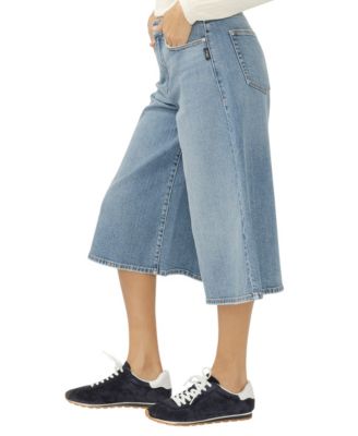 Women's High-Rise Culotte Jeans