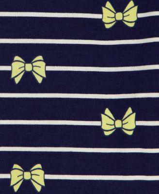 Girls' 2T-6X Popcorn Knit Tunic and Printed Capri Leggings, 2-Piece Set