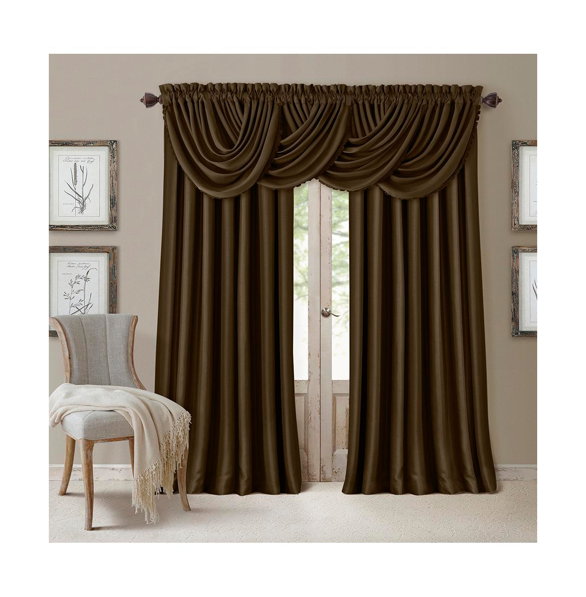 Elrene Home Fashions All Seasons Blackout Window Curtain