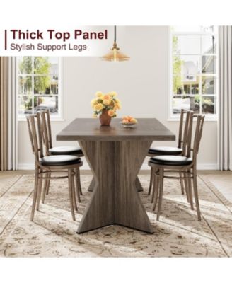 Dining Room Table 6 71 Inch Rectangular Kitchen Table Dining Room Furniture