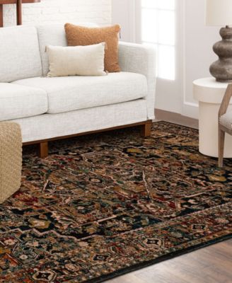 Spice Market Alacantara Sapphire 8' x 11' Area Rug